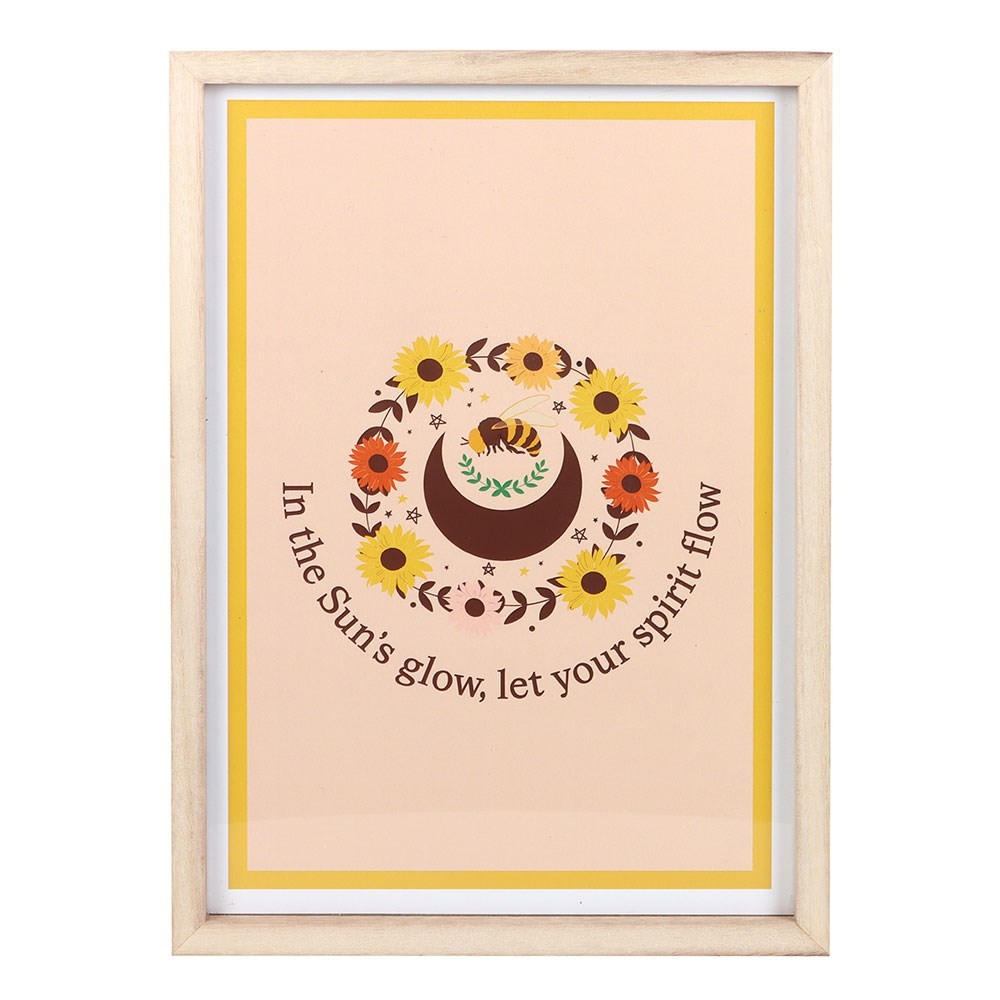 Something Different - Let Your Spirit Flow Afbeelding met lijst - Multicolours